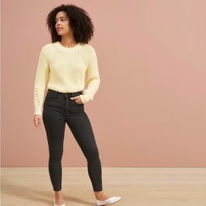 Everlane Women’s Washed Black Straight Jeans - Size 29